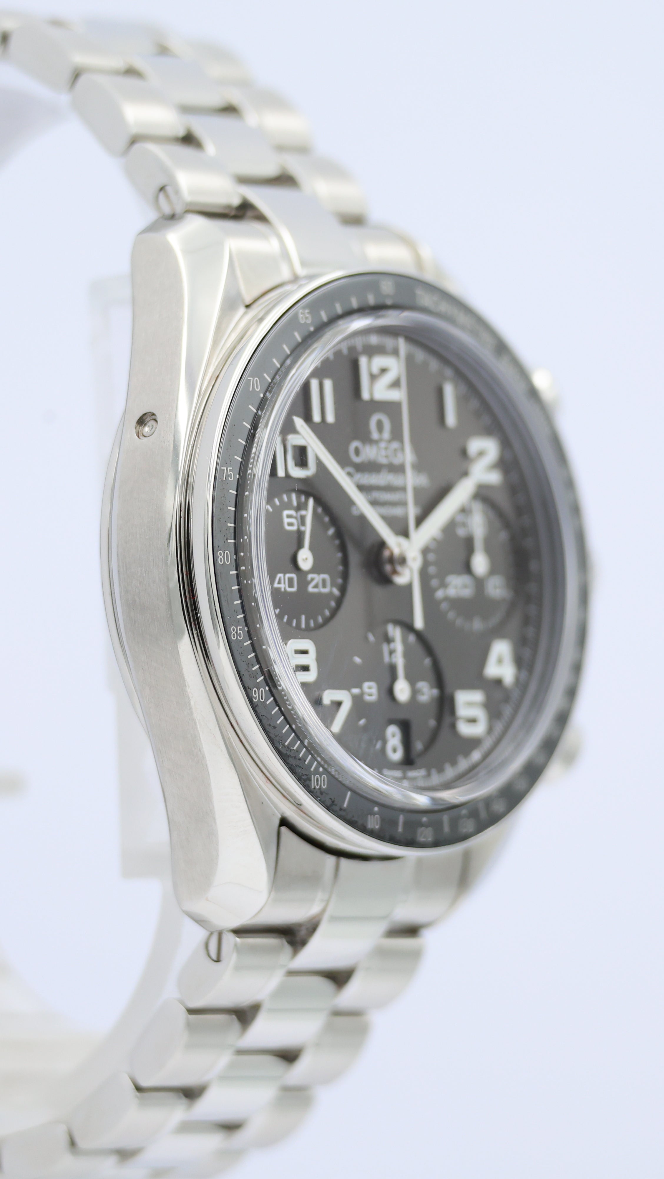 Omega Speedmaster Ladies Chronograph Automatic 32430384006001 Box + above. papers