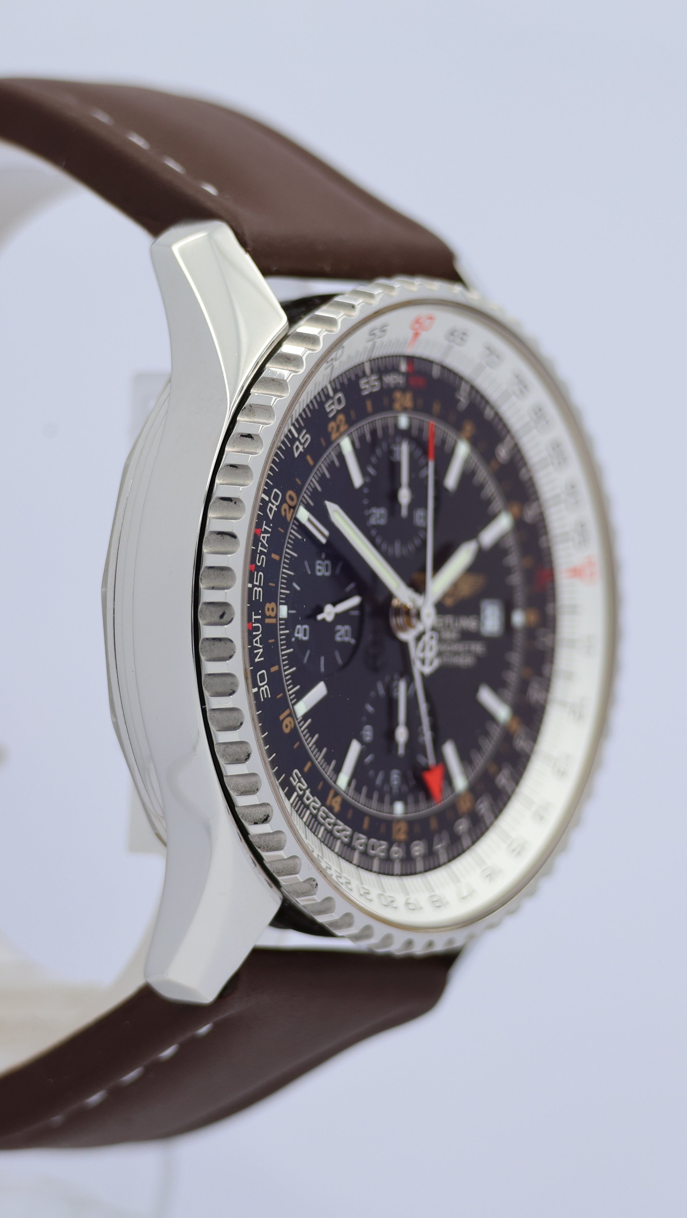 Breitling Navitimer World GMT 46 Automatik Herrenuhr A24322