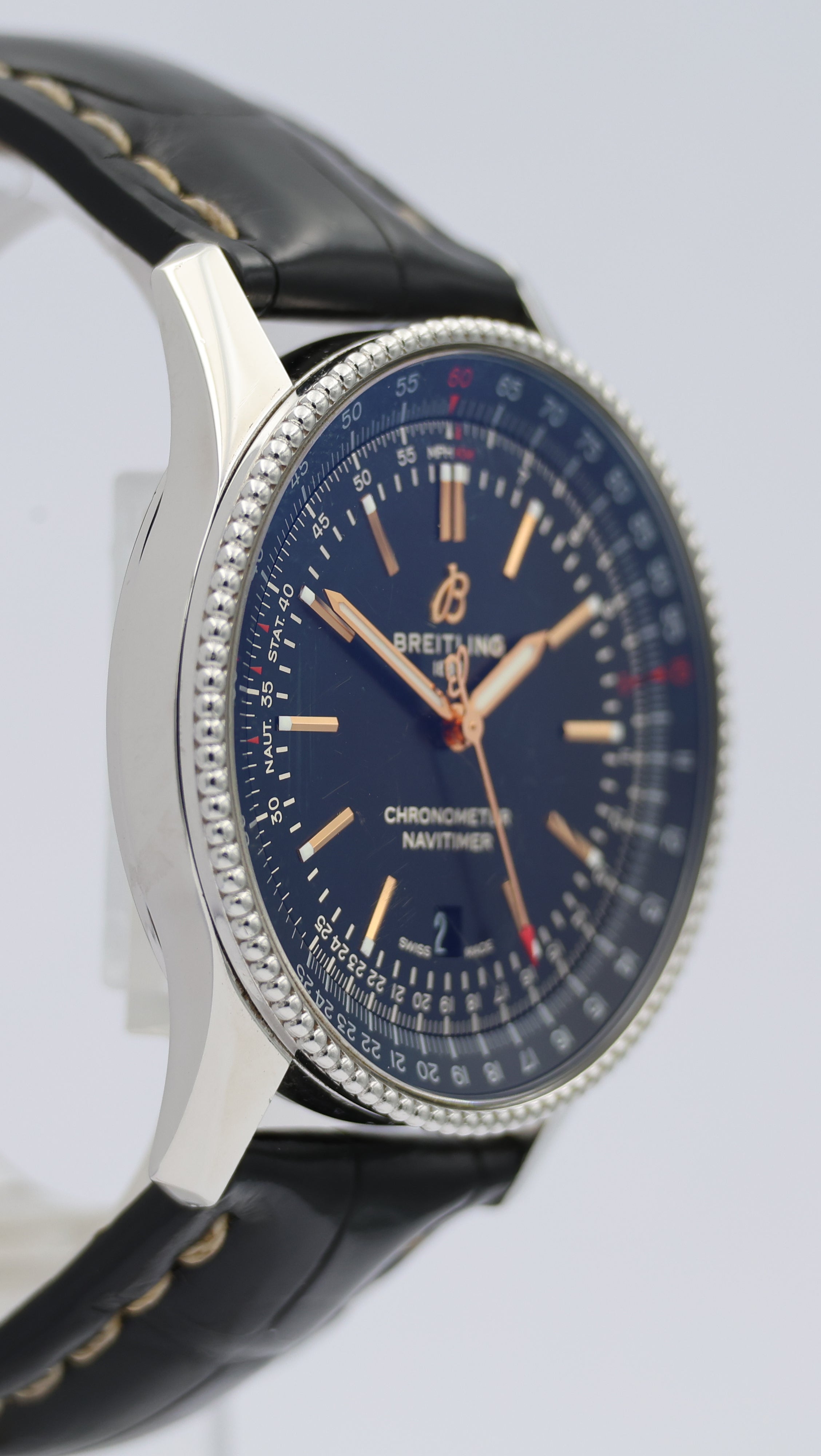 Breitling Navitimer Automatik Schwarz A17326 - Detailansicht 7