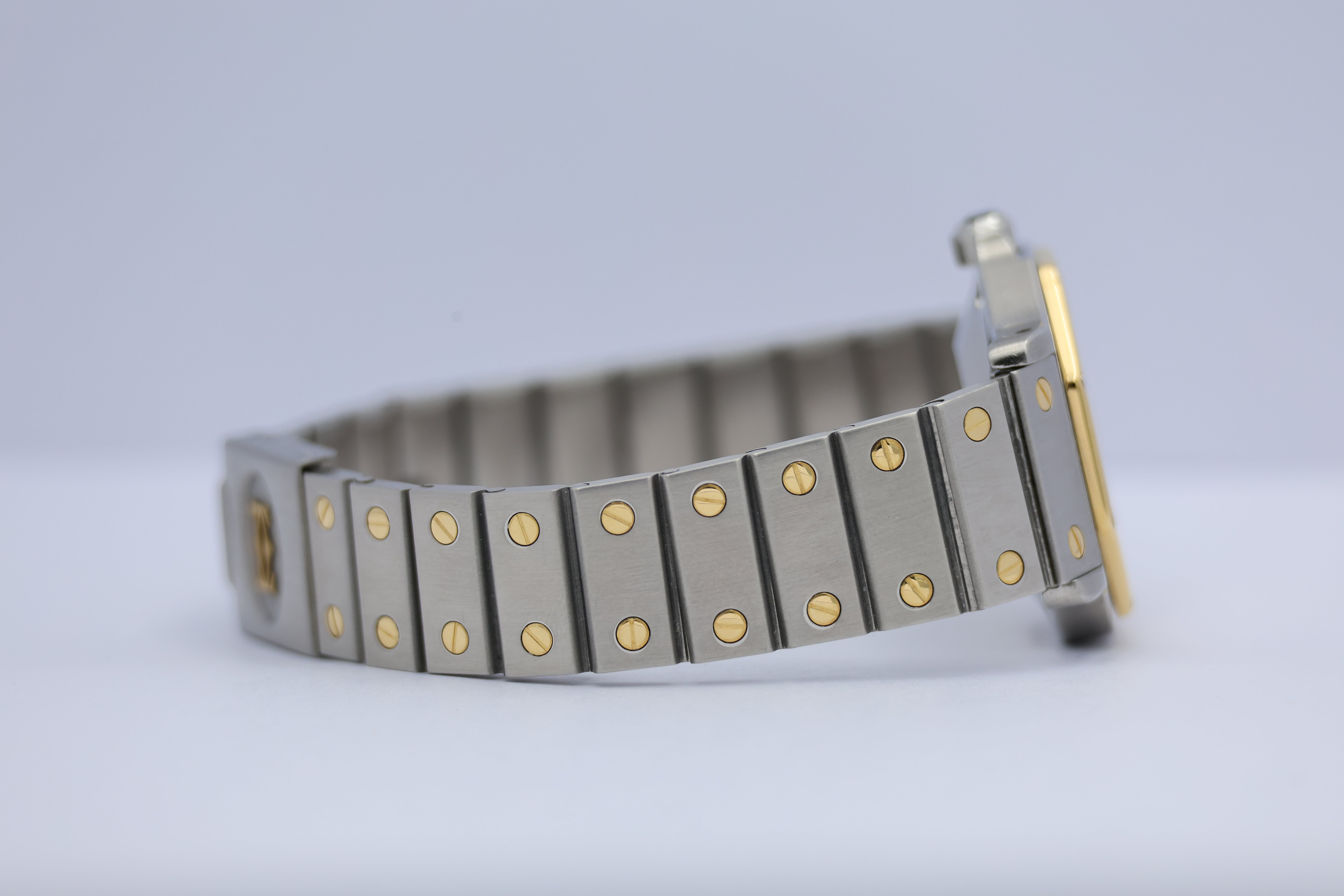 Cartier Santos Octagon Automatik Stahl/Gold 2966