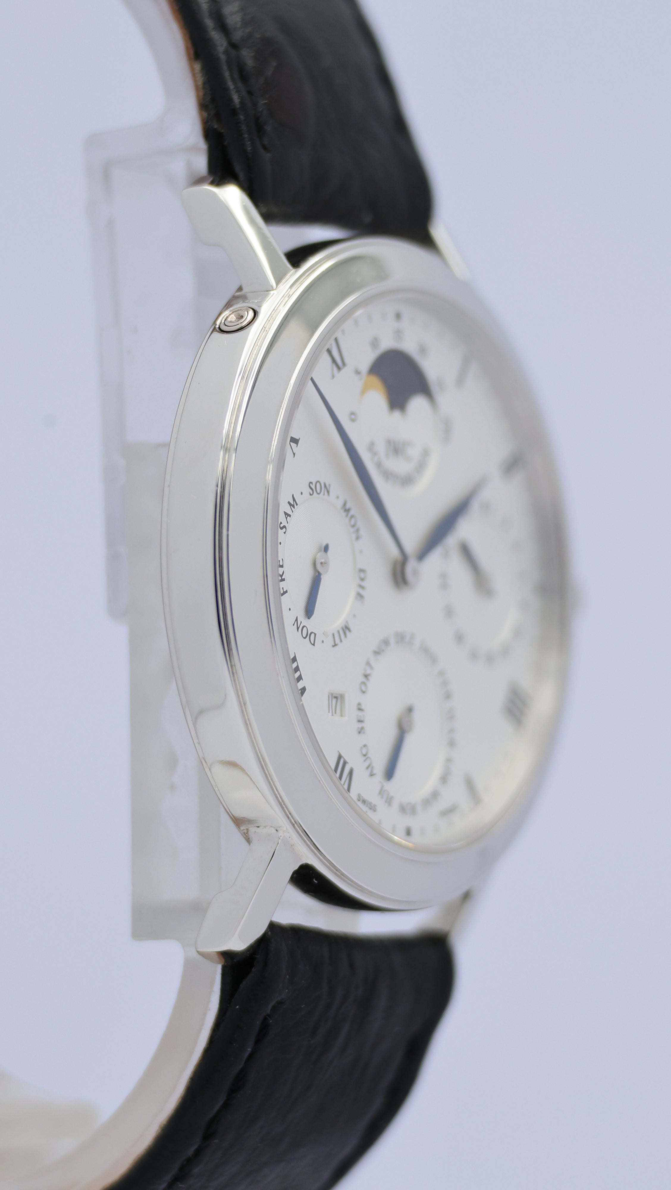 IWC Romana Perpetual Calender Platin IW2050 Box + Service Papers/Extrakt