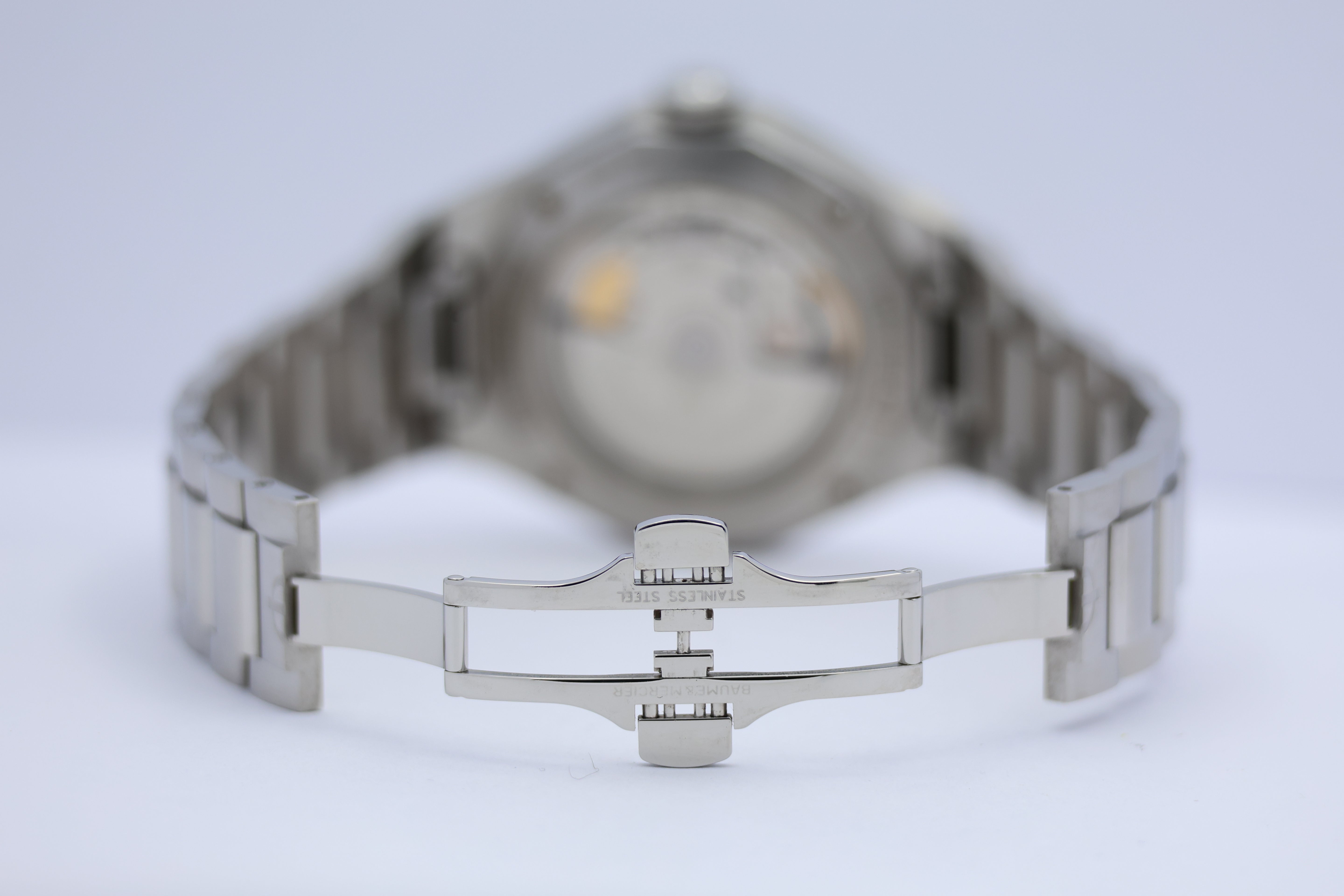 Baume & Mercier Riviera Lady Automatik Silber 10615 Box + og. Papiere