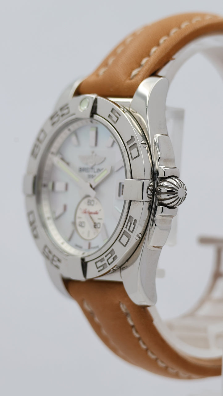 Breitling Galactic 36 Automatik Perlmutt A37330 - Detailansicht 1