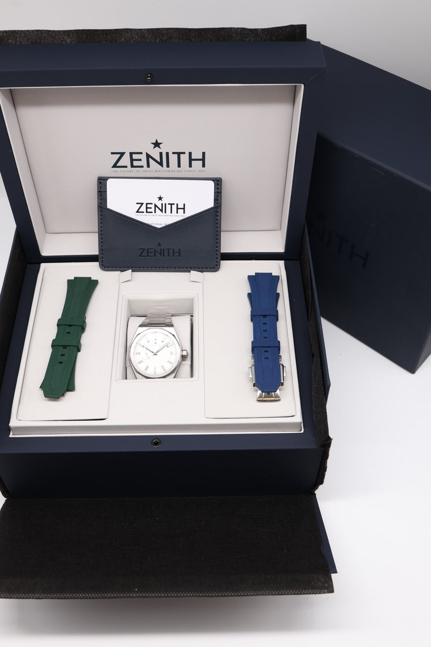 Zenith Defy Skyline Automatik 41mm 0393003620 - Papiere und oder Lieferumfang