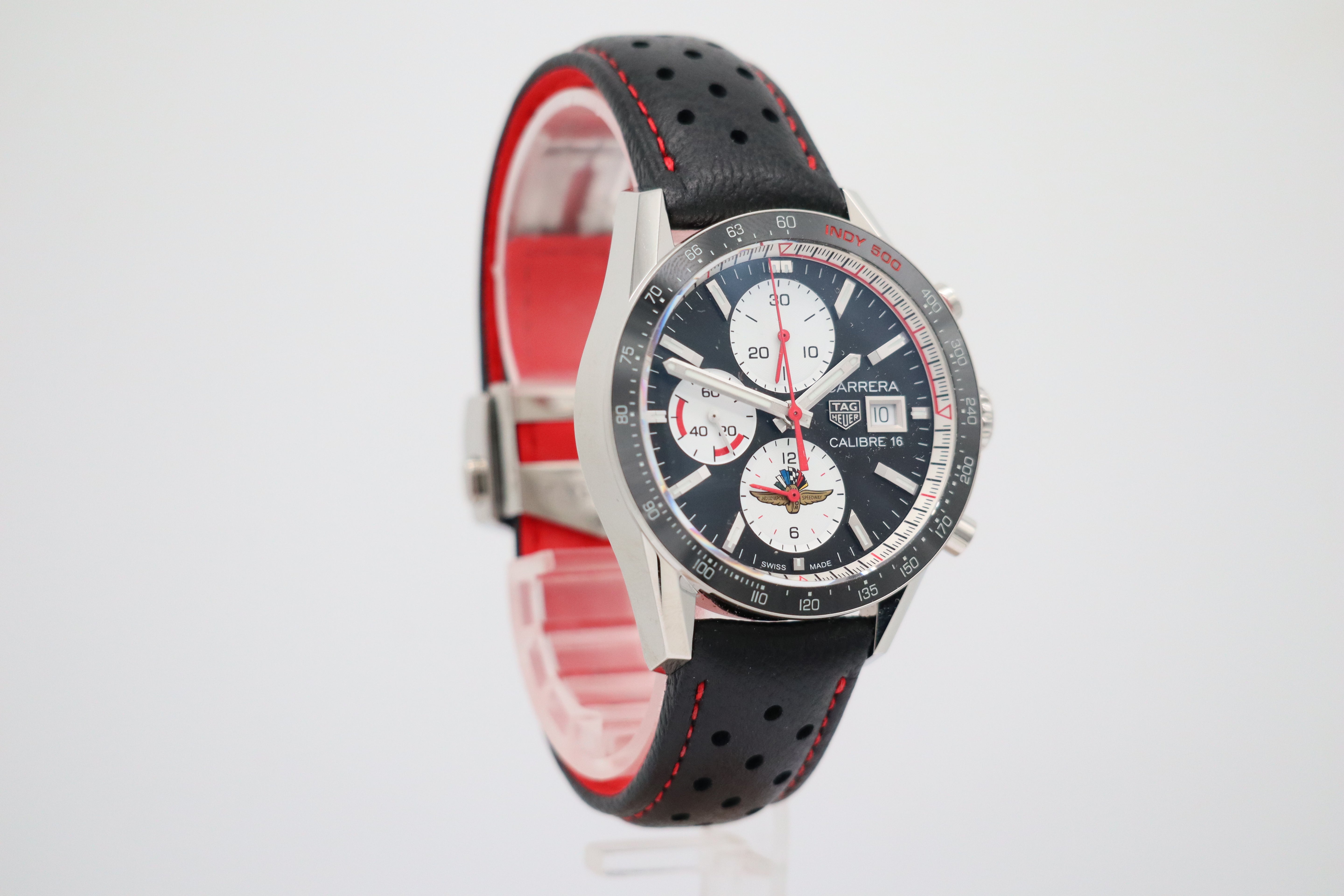 Tag Heuer Carrera Calibre 16 Automatic CV201AS.FC6429 Box + above papers