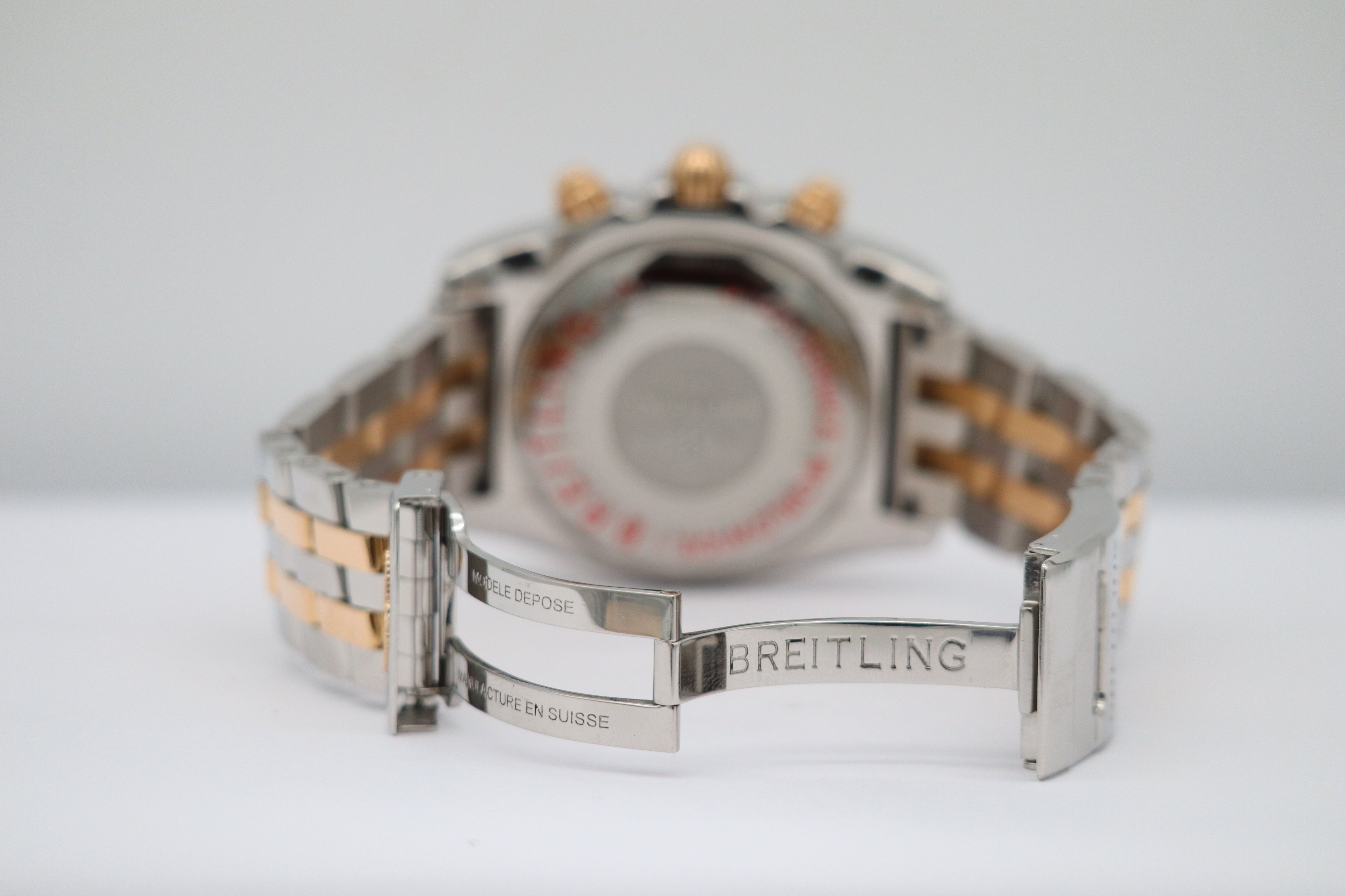 Breitling Chronomat 44 Stahl/Gold B01 Automatik Herrenuhr CB0110 - Detailansicht 8