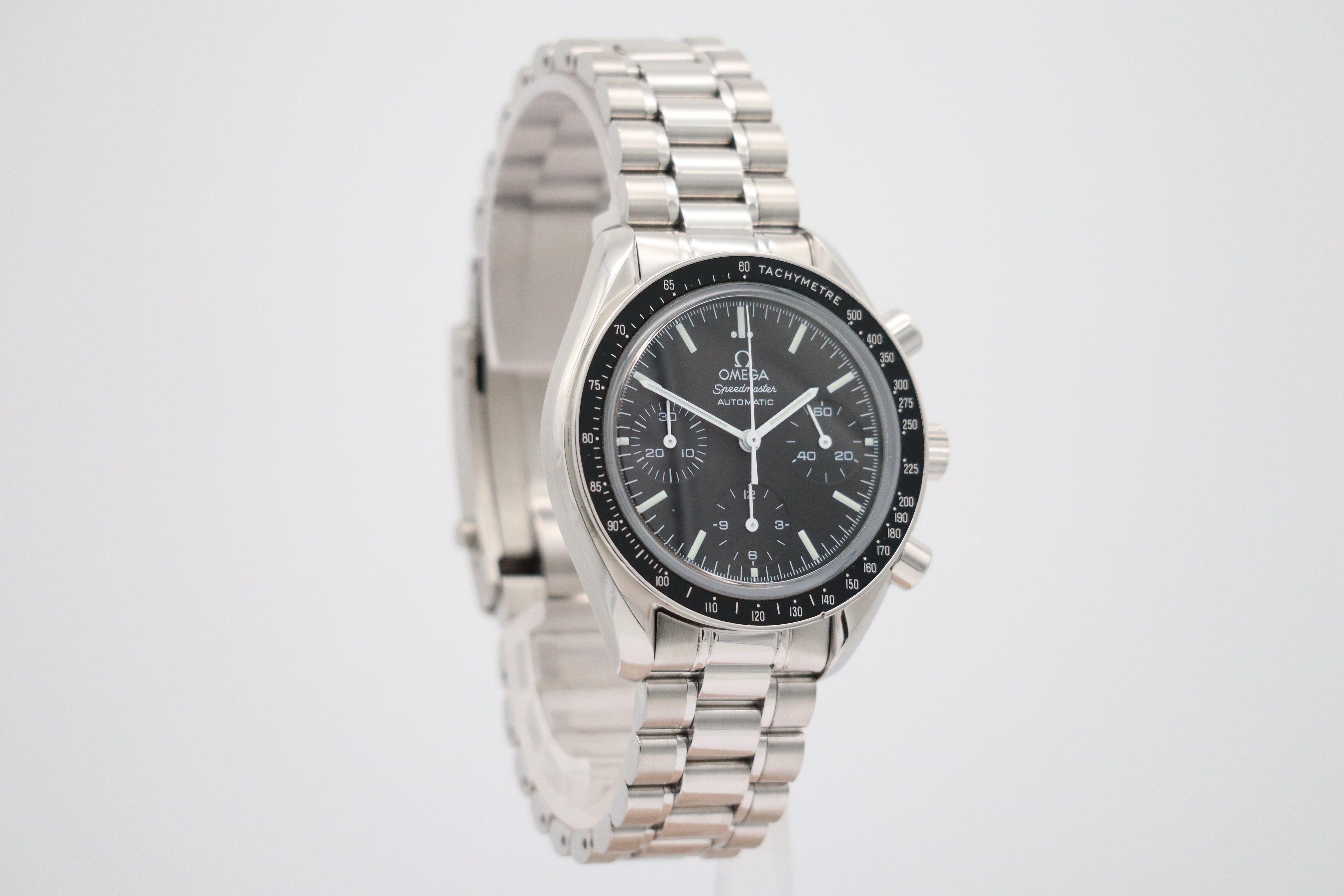 Omega Speedmaster Reduced 39mm Automatik Herrenuhr 35395000 Box + og. Papiere