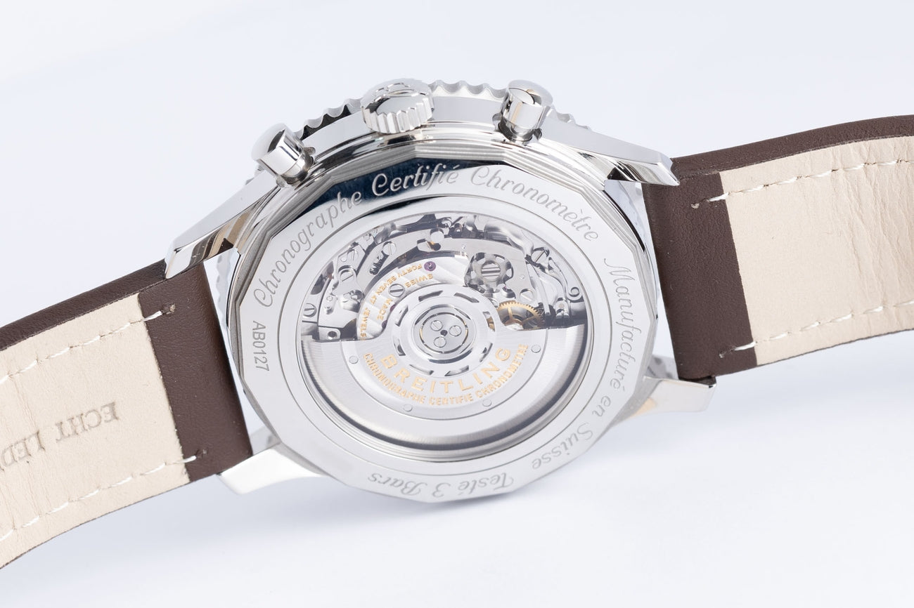 Breitling Navitimer B01 Chronograph Automatik 46mm Blau AB0127 - Detailansicht 8