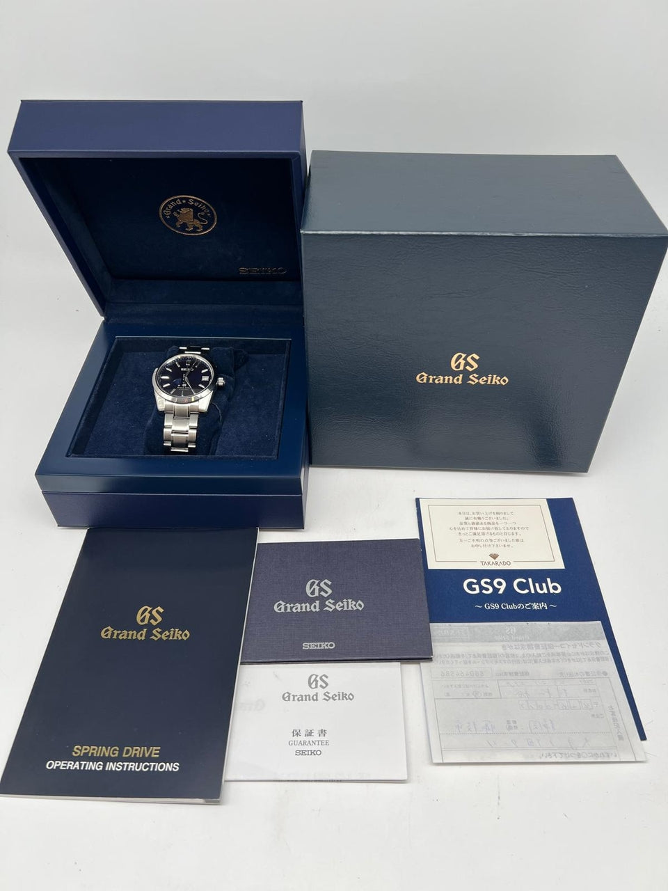 Grand Seiko Heritage Collection Spring Drive SBGA105 - Papiere und oder Lieferumfang