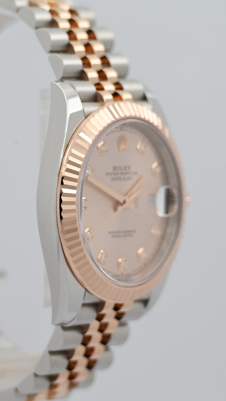 Rolex Datejust 41 Diamond Dial Automatik Stahl/Gold 126331 - Detail view 8