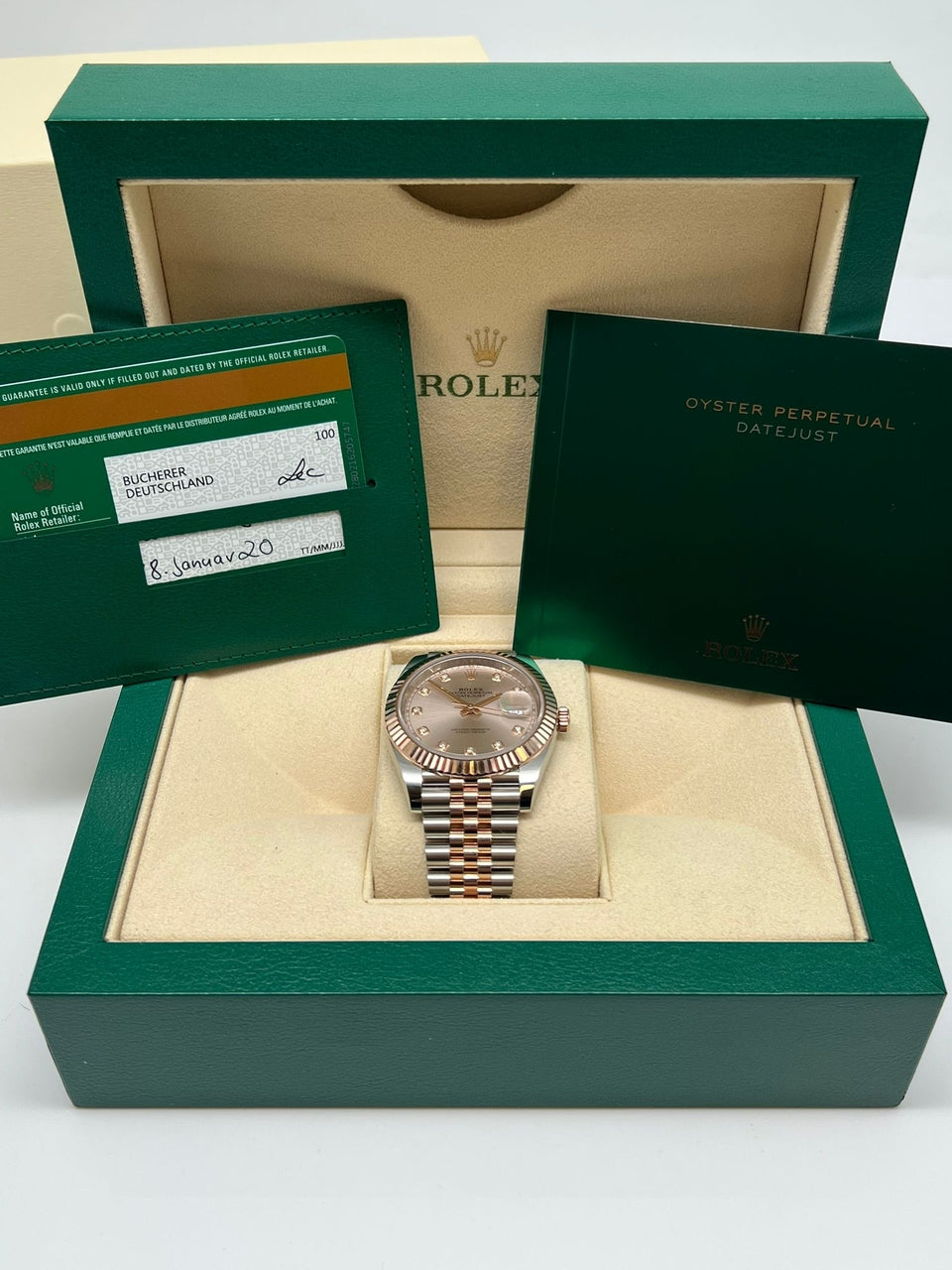 Rolex Datejust 41 Diamond Dial Automatik Stahl/Gold 126331 - Papers and documentation