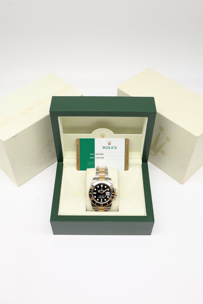 Rolex Submariner Date 40mm Stahl/Gold 116613LN - Papiere und oder Lieferumfang