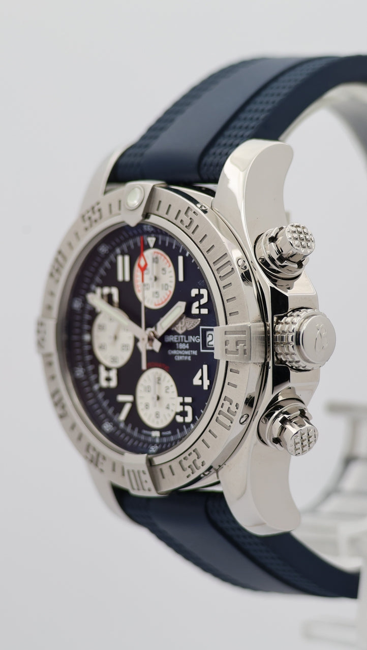 Breitling Avenger II 43mm Automatik Schwarz Herrenuhr A13381 - Detail view 7