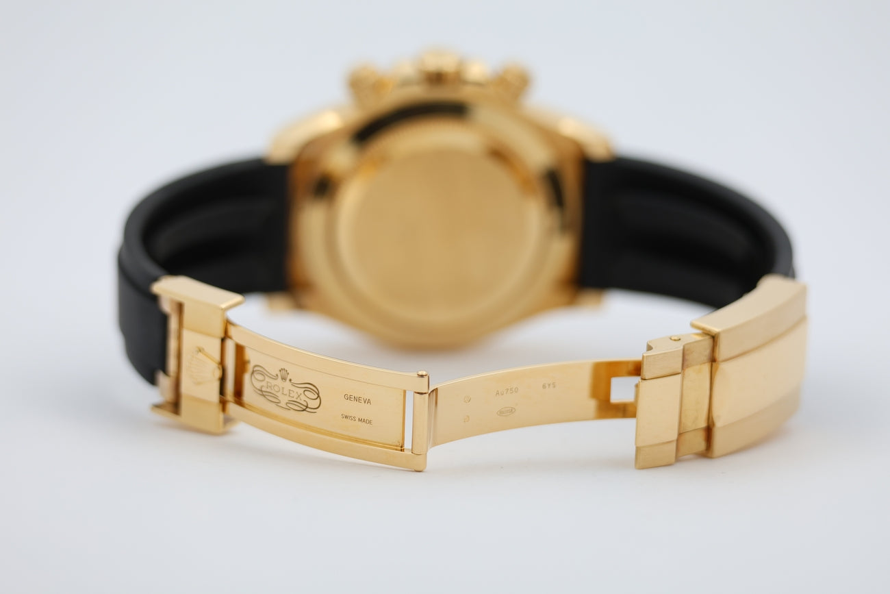 Rolex Cosmograph Daytona Oysterflex Gelbgold 40mm 116518LN - Detailansicht 6