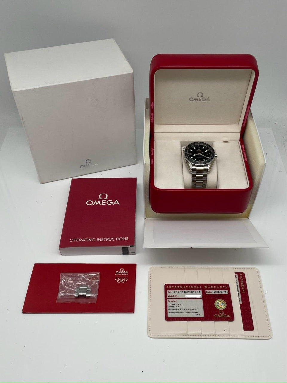 Omega Seamaster Planet Ocean 45,5mm Automatik 23230462101001 - Papiere und oder Lieferumfang