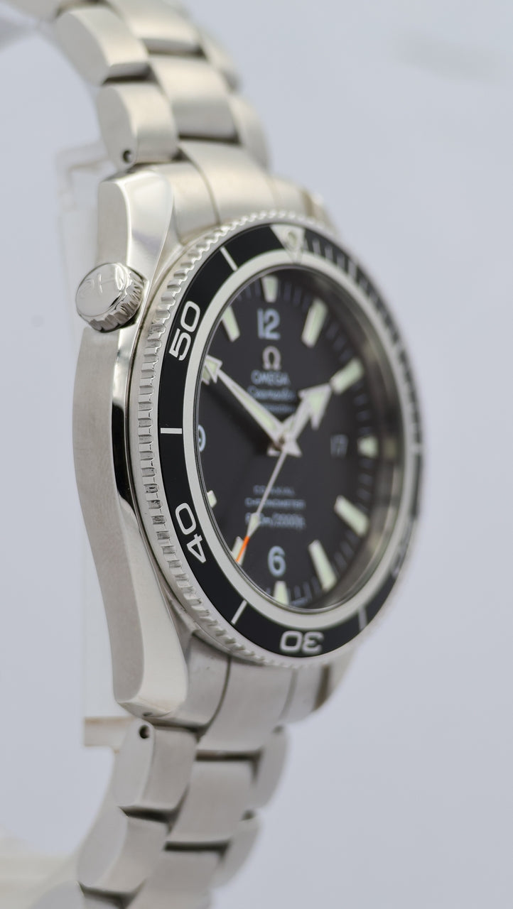 Omega Seamaster Planet Ocean 42mm Automatik Herrenuhr 22015000 Box + og. Papiere