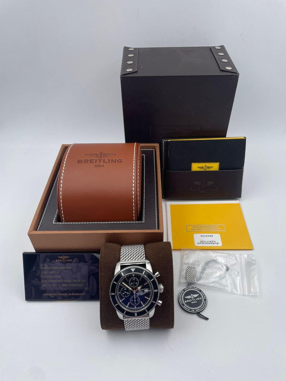 Breitling Superocean Heritage Chronograph 46mm Automatik Herrenuhr A13320 - Papers and documentation