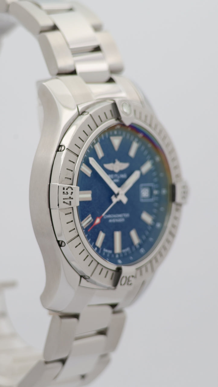 Breitling Avenger 43mm Automatik Blau Herrenuhr A17318 - Detailansicht 8