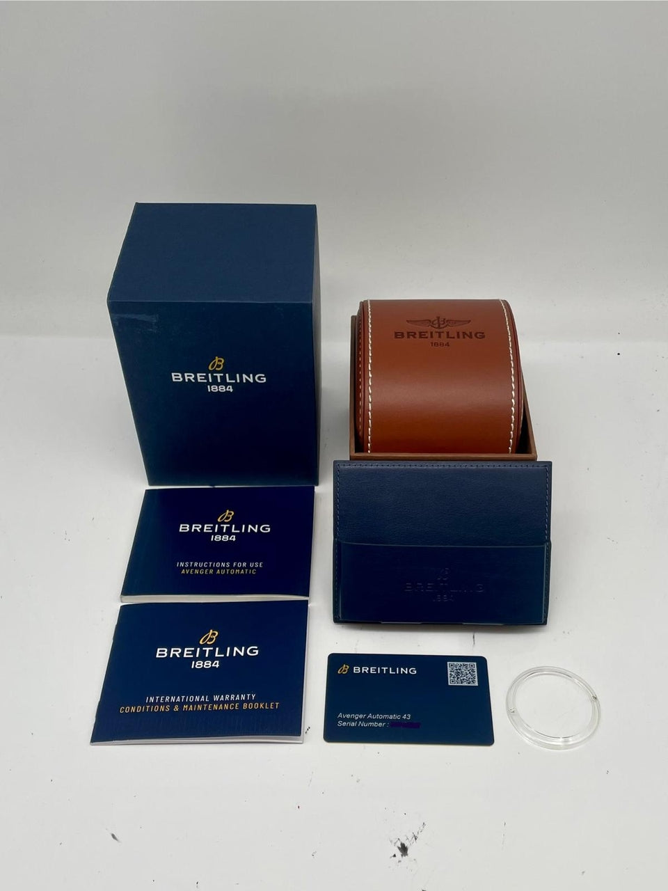 Breitling Avenger 43mm Automatik Blau Herrenuhr A17318 - Papiere und oder Lieferumfang