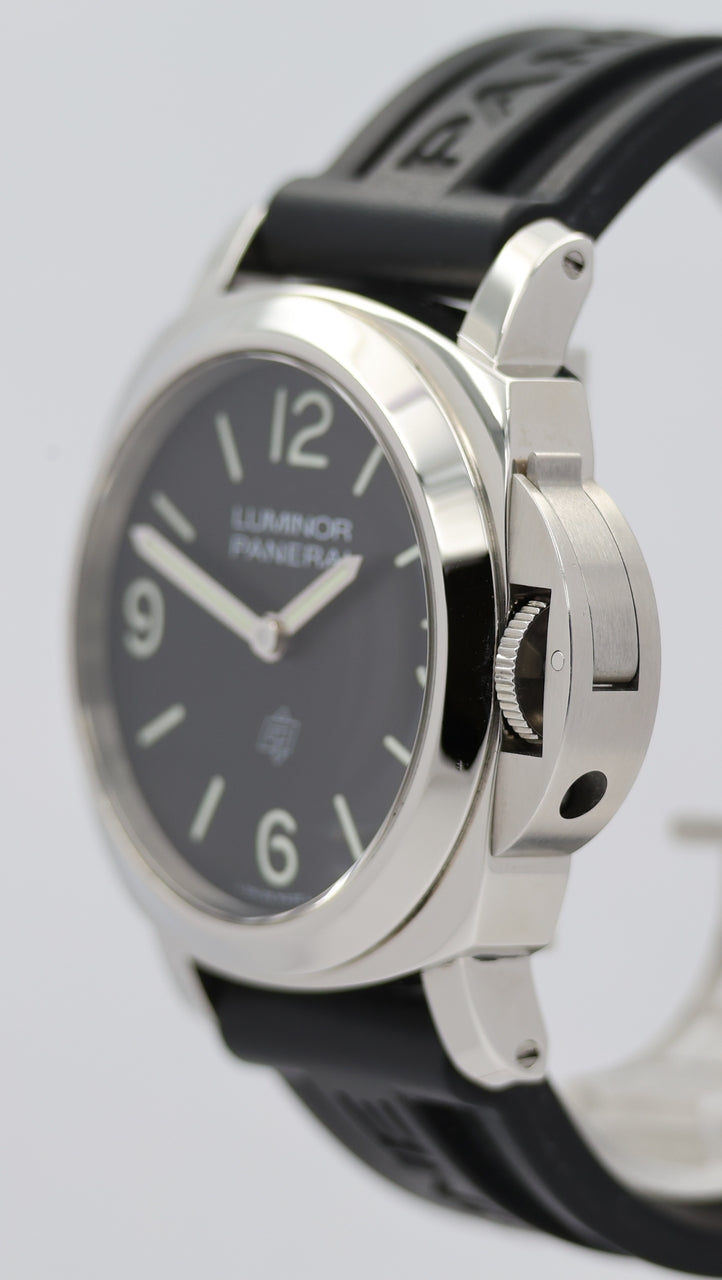 Panerai Luminor Base Logo 44mm Handaufzug Herrenuhr PAM01086 Box + og. Papiere
