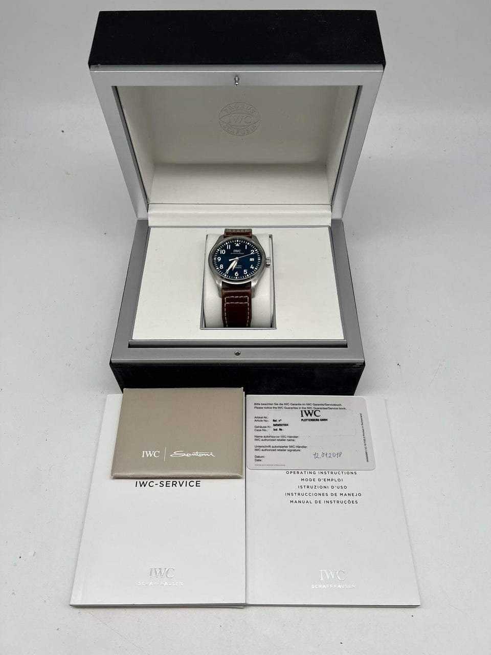 IWC Fliegeruhr Mark XVIII "Le Petit Prince Edition" IW327004 Box + og. Papiere
