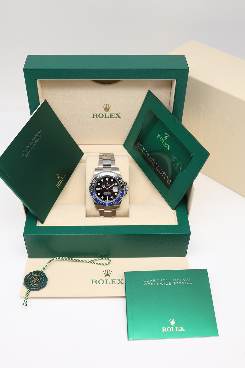 Rolex GMT-Master II 'Batman' 40mm Automatik 126710BLNR - Papiere und oder Lieferumfang