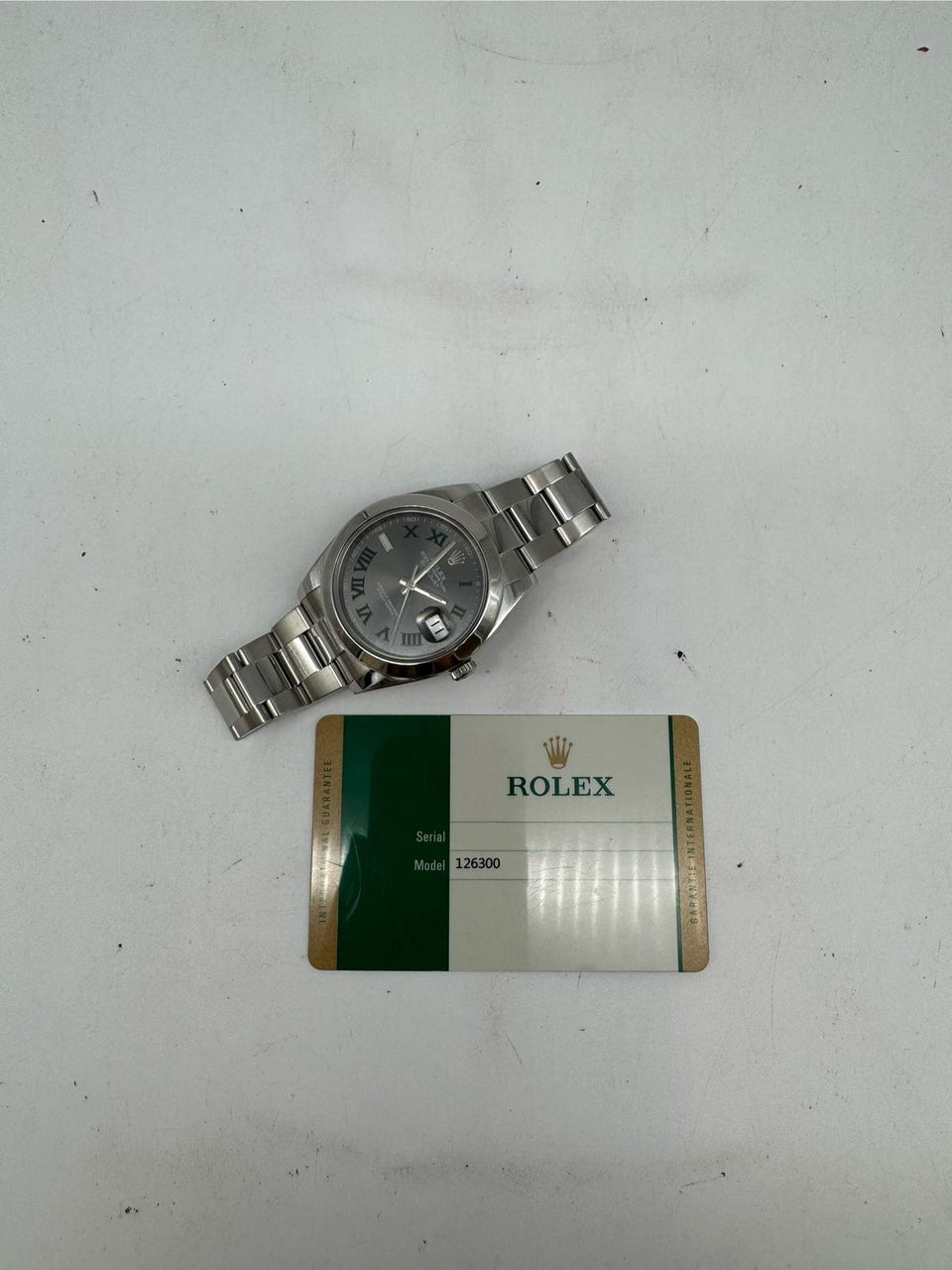 Rolex Datejust 'Wimbledon' 41mm Automatik 126300 Original Papiere