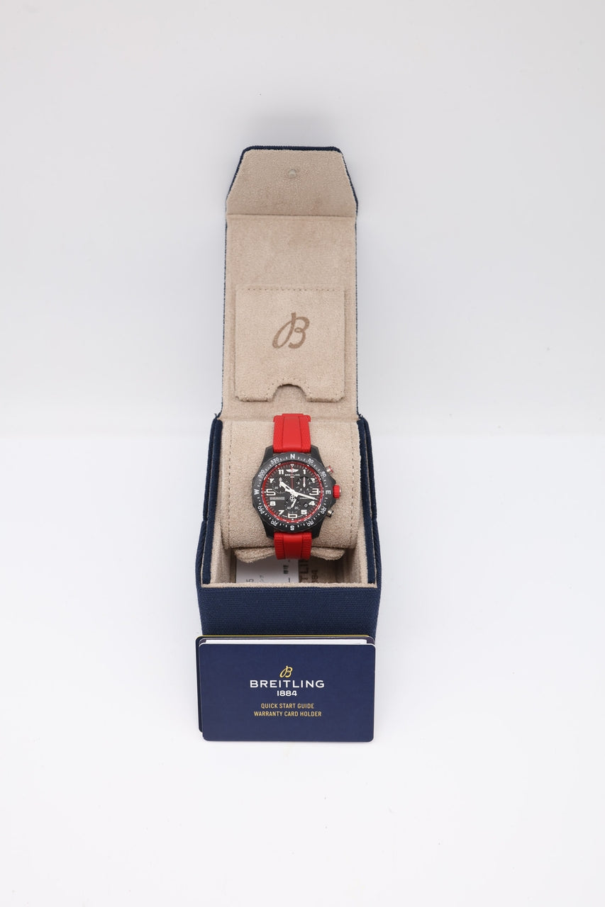 Breitling Endurance Pro 38mm Quarz "Air Asia" Rot X83310 - Papiere und oder Lieferumfang