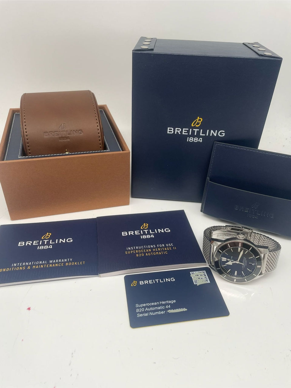 Breitling Superocean Heritage 44mm Automatik Schwarz AB2030 - Papiere und oder Lieferumfang