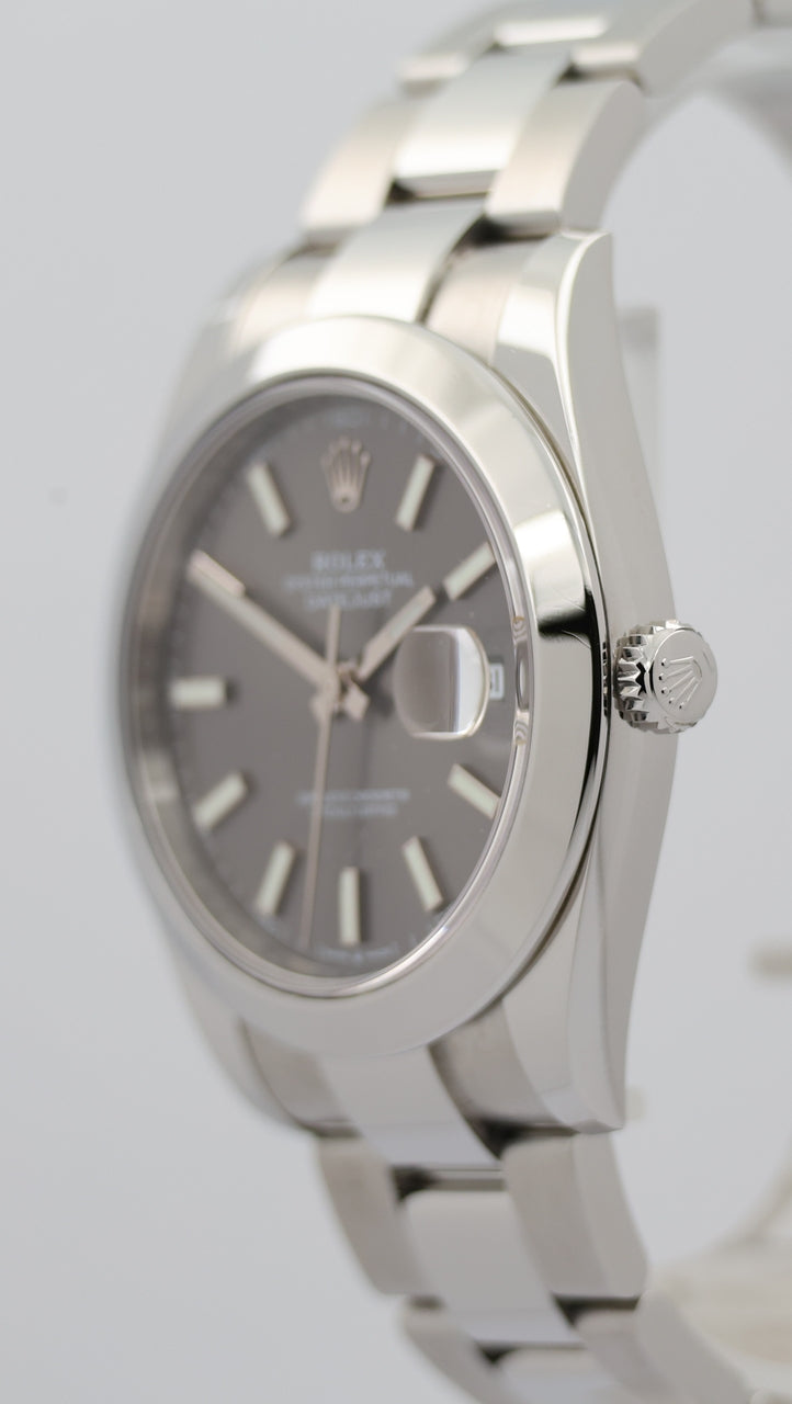 Rolex Datejust 41 Automatik Herrenuhr Grau 126300 - Detail view 7