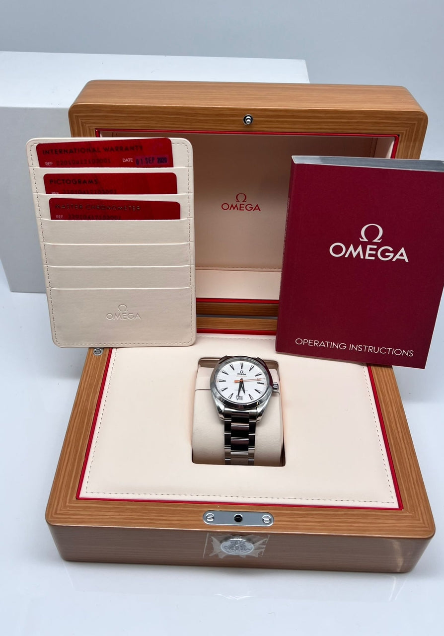 Omega Seamaster Aqua Terra 41mm Automatik Herrenuhr 22010412102001 - Papiere und oder Lieferumfang