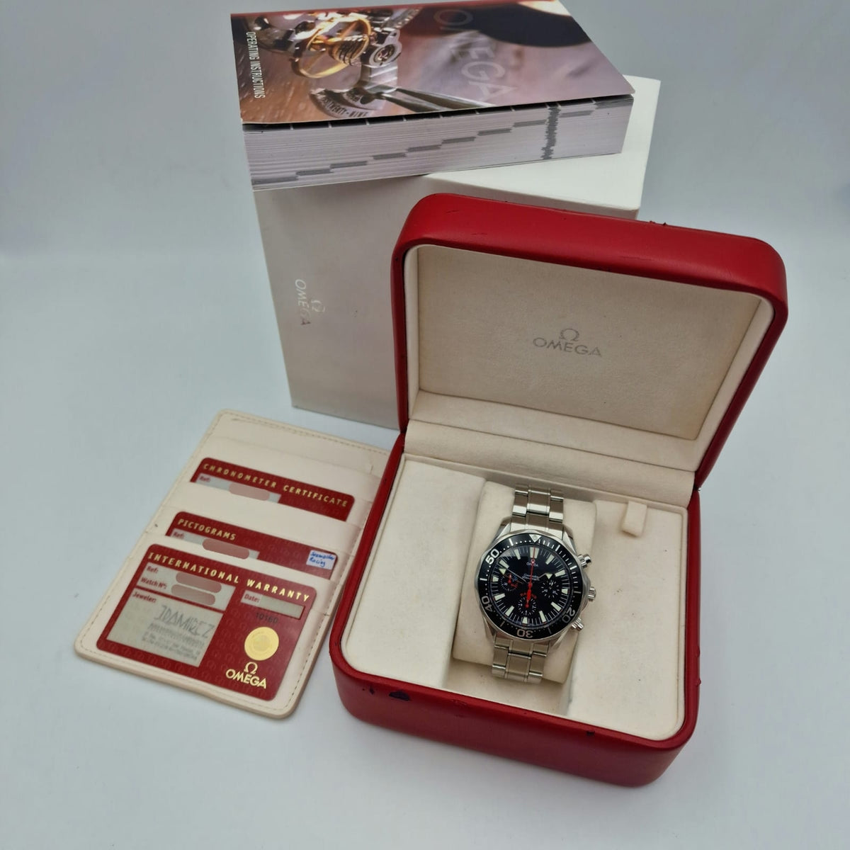 Omega Seamaster Racing Chronograph Automatik 28695291 - Papiere und oder Lieferumfang