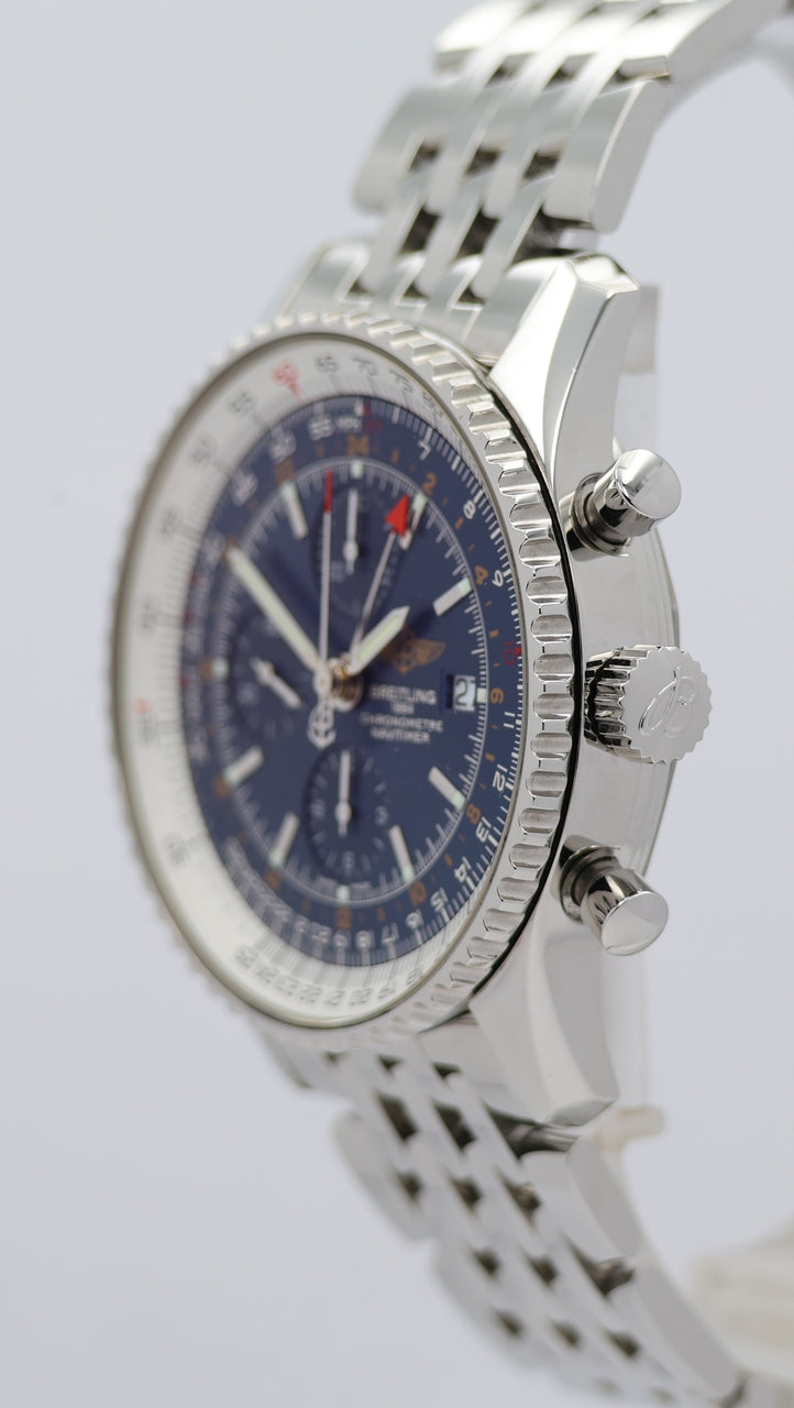 Breitling Navitimer World GMT 46 Automatik Herrenuhr A24322 - Detailansicht 7