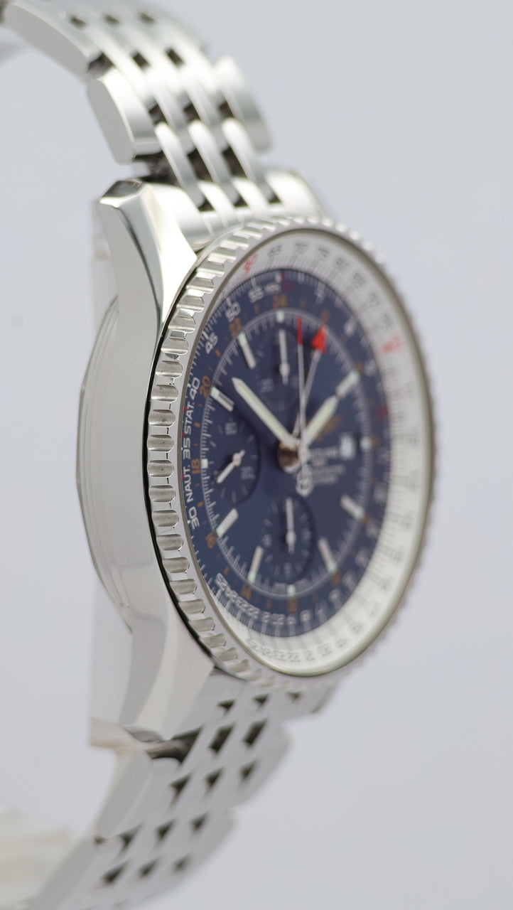 Breitling Navitimer World GMT 46 Automatik Herrenuhr A24322 - Detailansicht 8