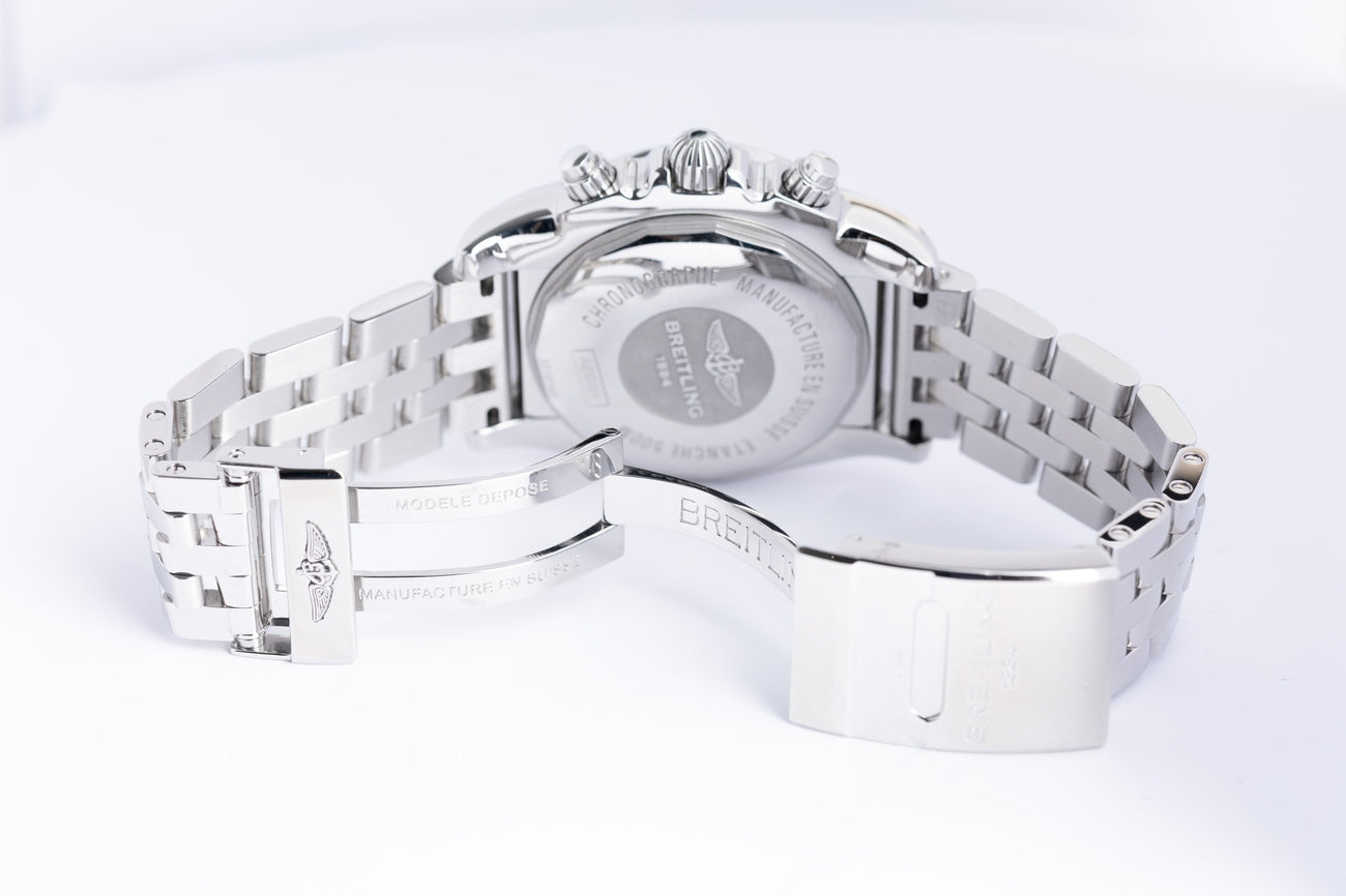 Breitling Chronomat 44mm Automatik Herrenuhr Schwarz AB0115 - Detailansicht 8