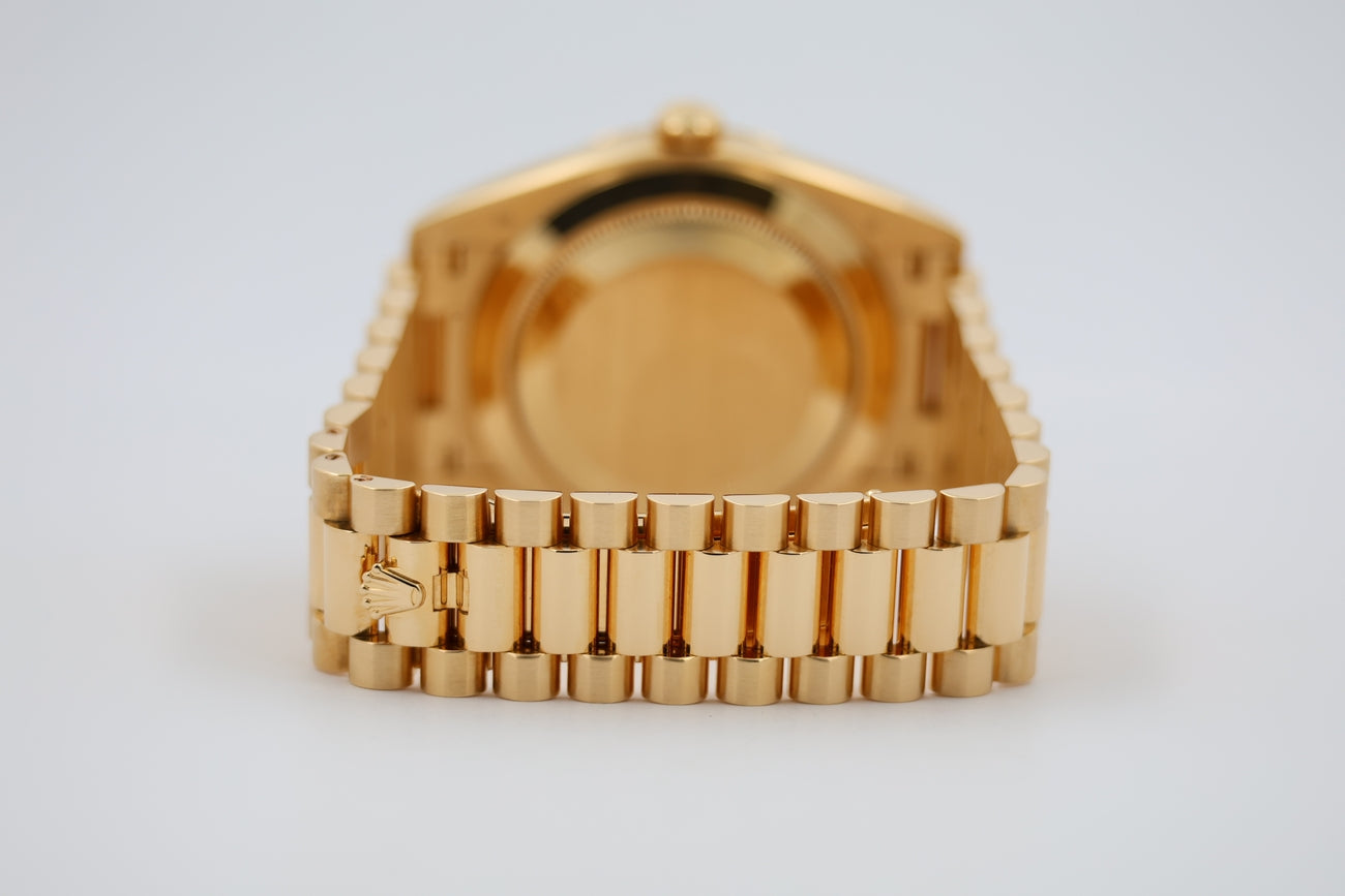 Rolex Day-Date 40 Gelbgold Baguette Dial Automatik LC100 228238 - Detailansicht 5