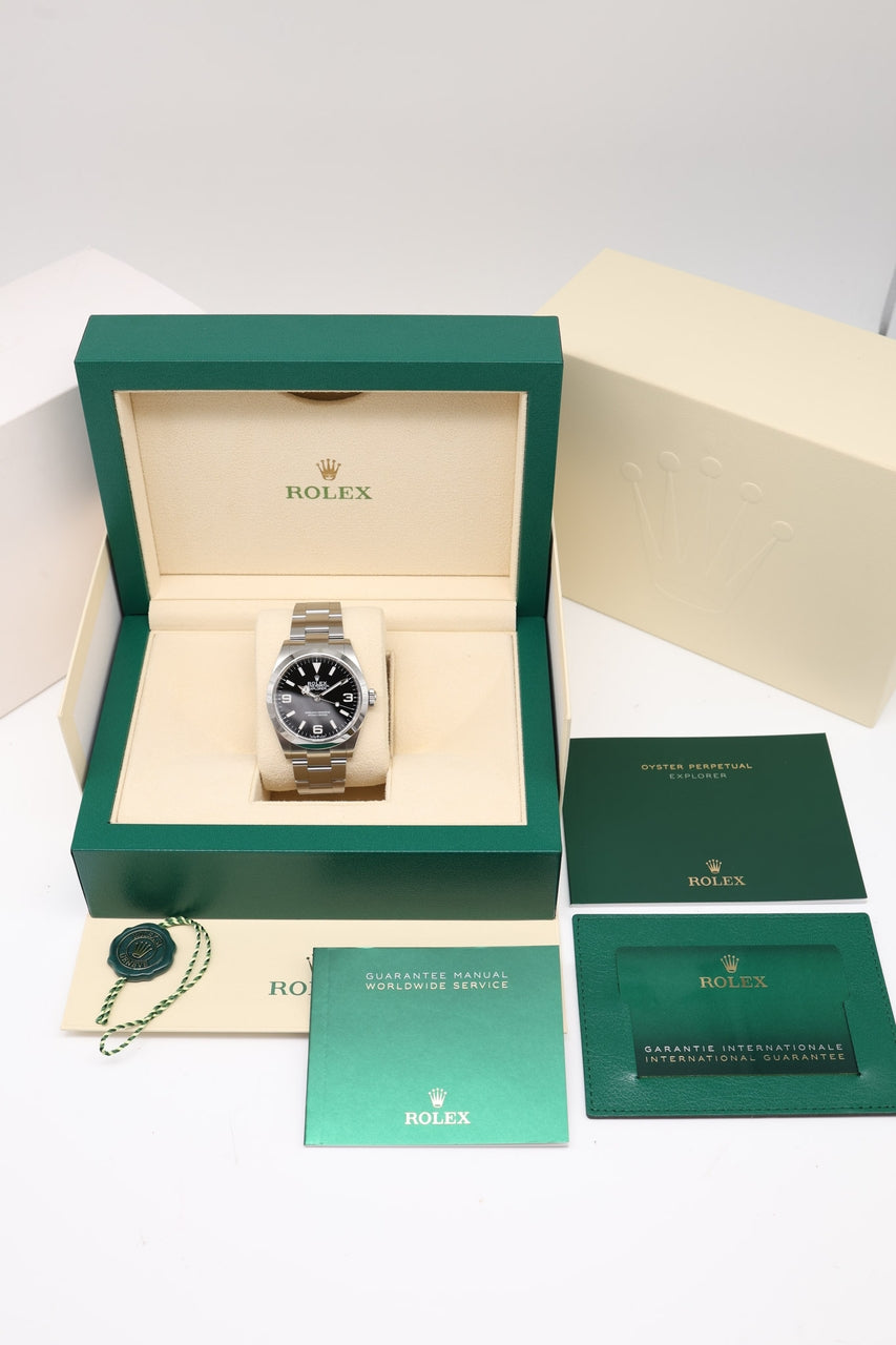 Rolex Explorer 40mm Automatik 224270 - Papiere und oder Lieferumfang