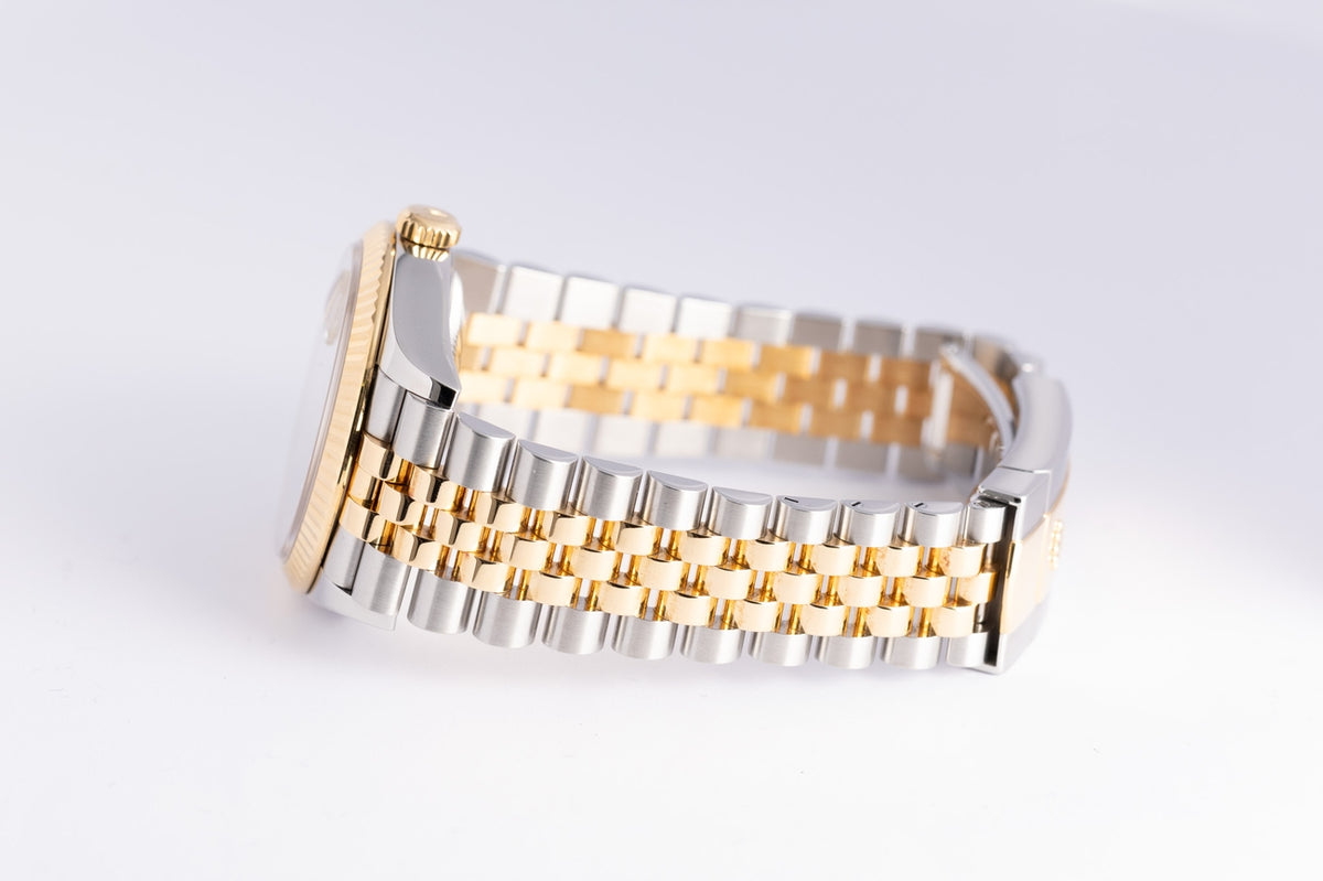 Rolex Datejust 36 Automatik Stahl/Gold Diamond 126233 - Detailansicht 5