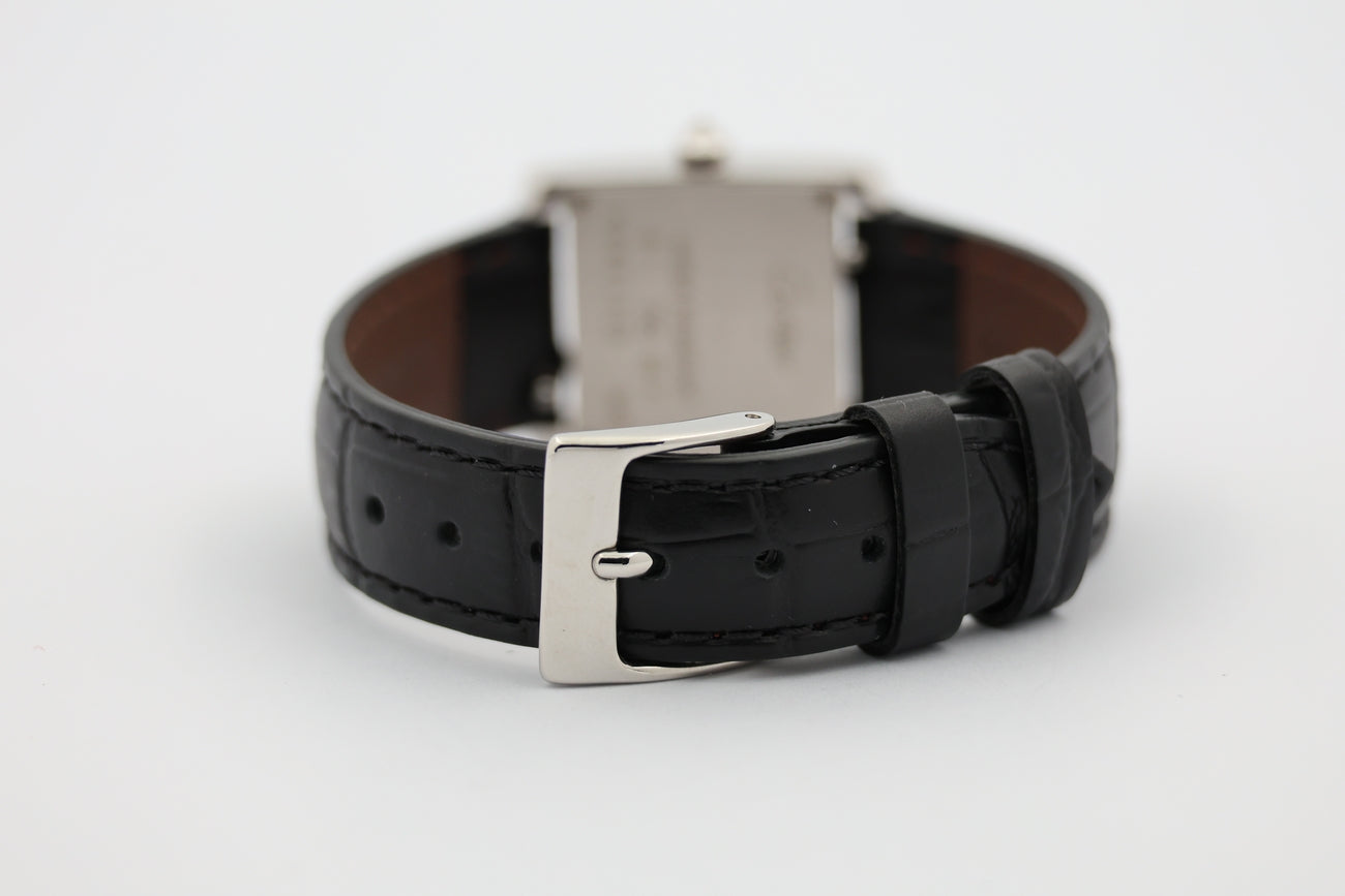 Cartier Tank Française Weißgold Quarz WE1002S3 - Detailansicht 5