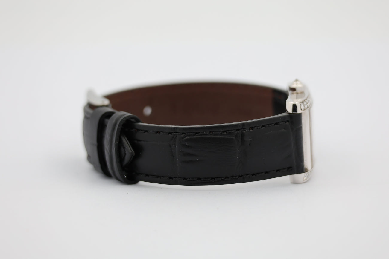 Cartier Tank Française Weißgold Quarz WE1002S3 - Detailansicht 4