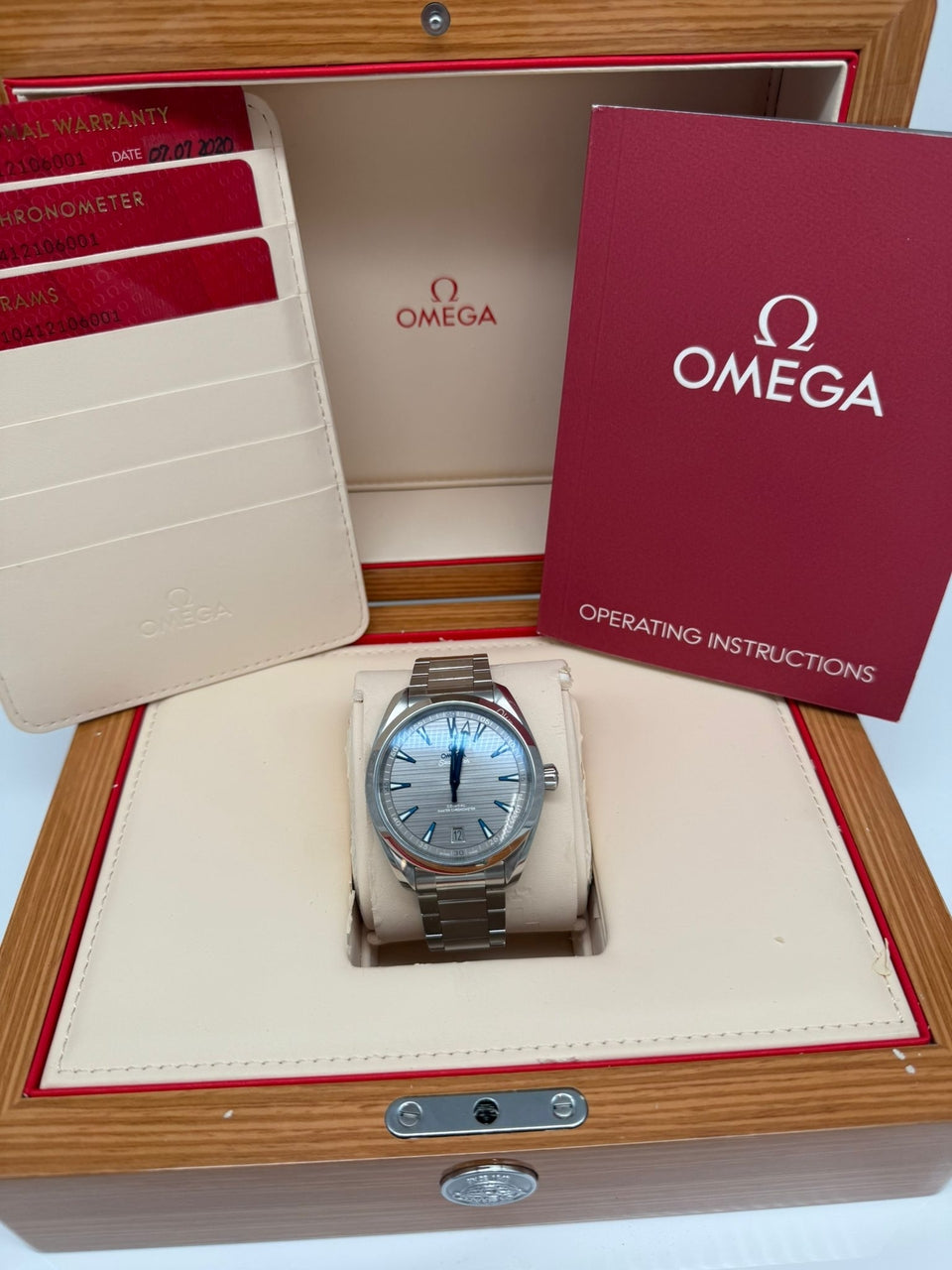 Omega Seamaster Aqua Terra 41mm Automatik 22010412106001 - Papiere und oder Lieferumfang