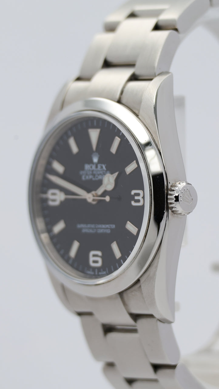 Rolex Explorer 36mm Automatik Herrenuhr 114270 - Detailansicht 7