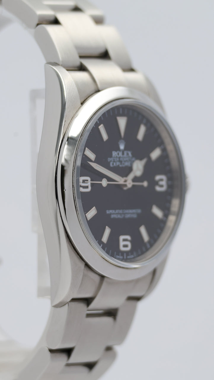 Rolex Explorer 36mm Automatik Herrenuhr 114270 - Detailansicht 8