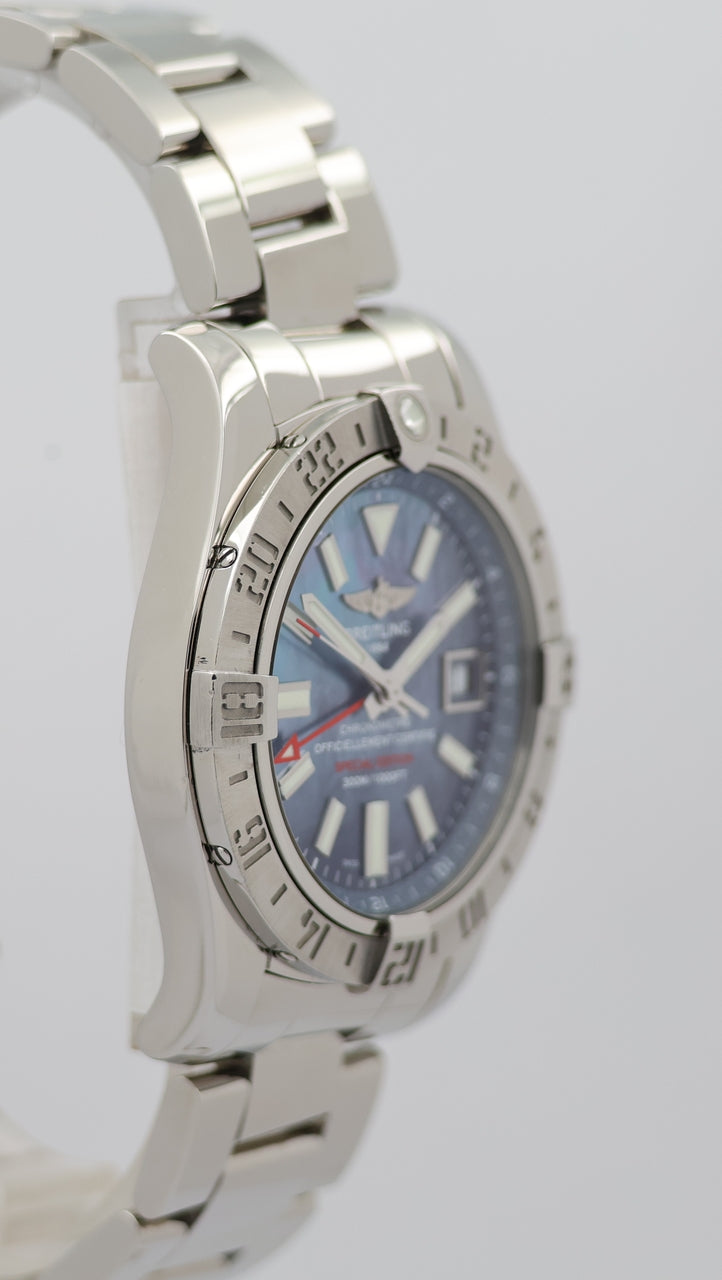Breitling Avenger II GMT Perlmutt-Blatt 43mm Automatik A32390 - Detailansicht 8