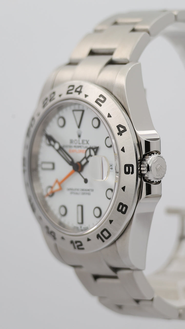 Rolex Explorer II Automatik Herrenuhr Weiß 226570 - Detailansicht 7