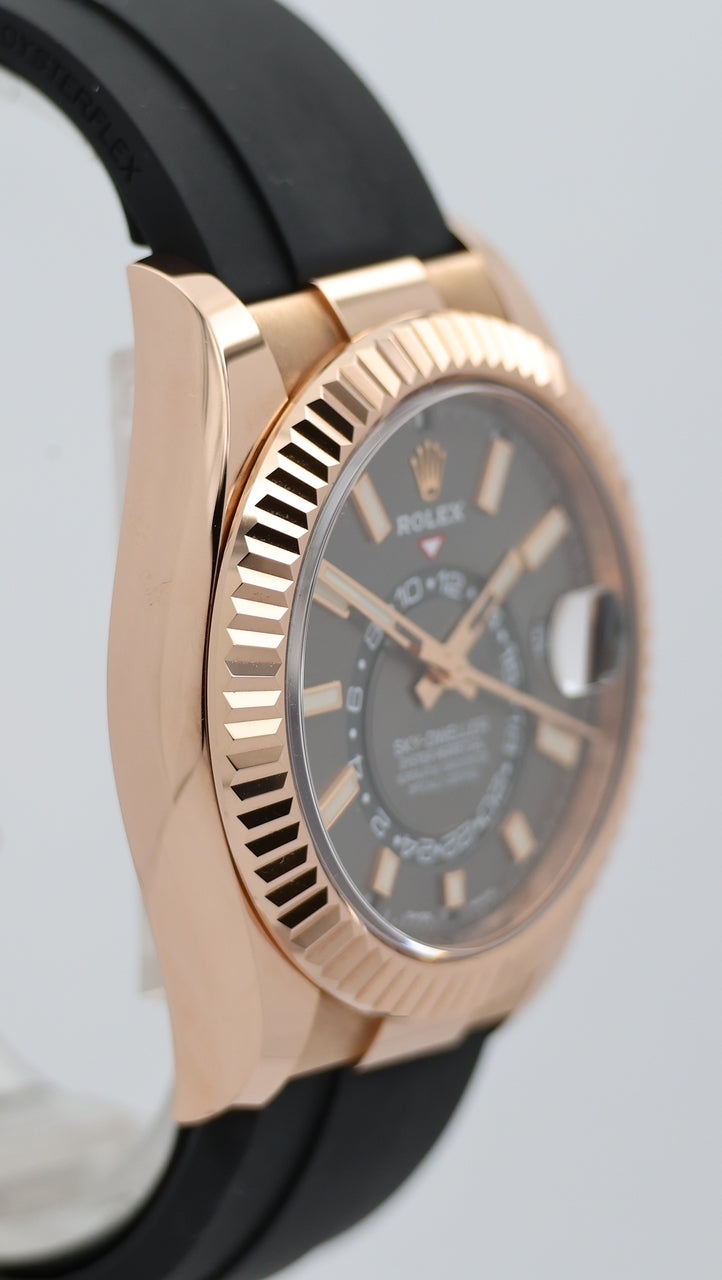 Rolex Sky-Dweller Oysterflex Rosegold Automatik 42mm 326235 - Detail view 8
