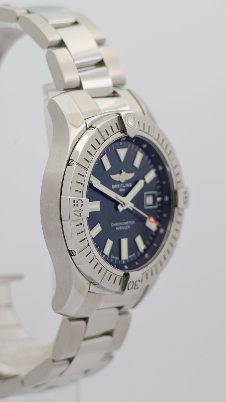 Breitling Avenger 43mm Automatik Schwarz Herrenuhr A17318 - Detail view 8