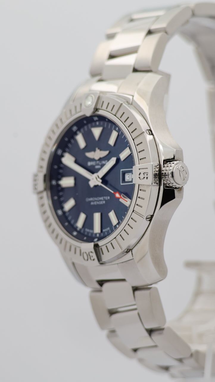 Breitling Avenger 43mm Automatik Schwarz Herrenuhr A17318 - Detail view 7