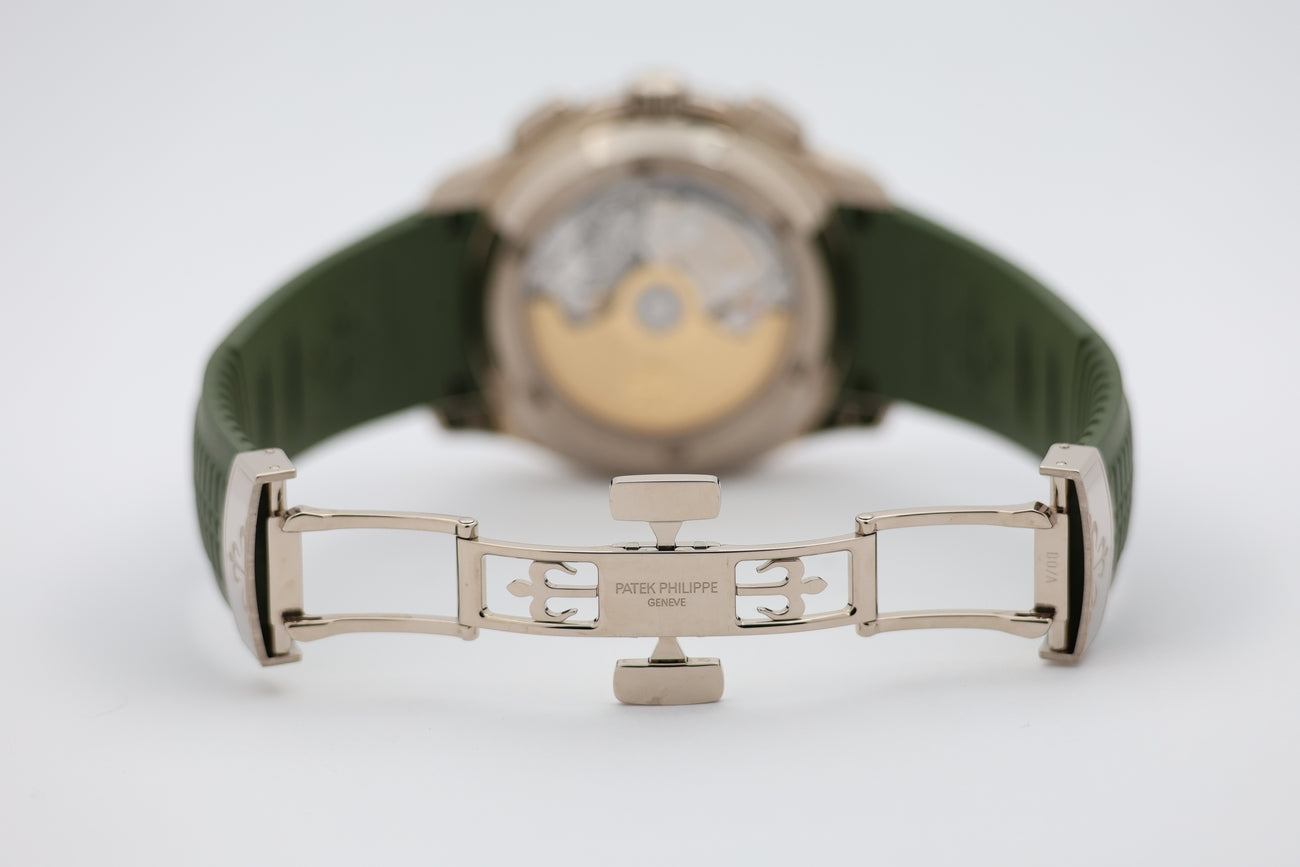 Patek Philippe Aquanaut Chronograph Khaki Automatik Weißgold 5968G-010 - Detailansicht 6
