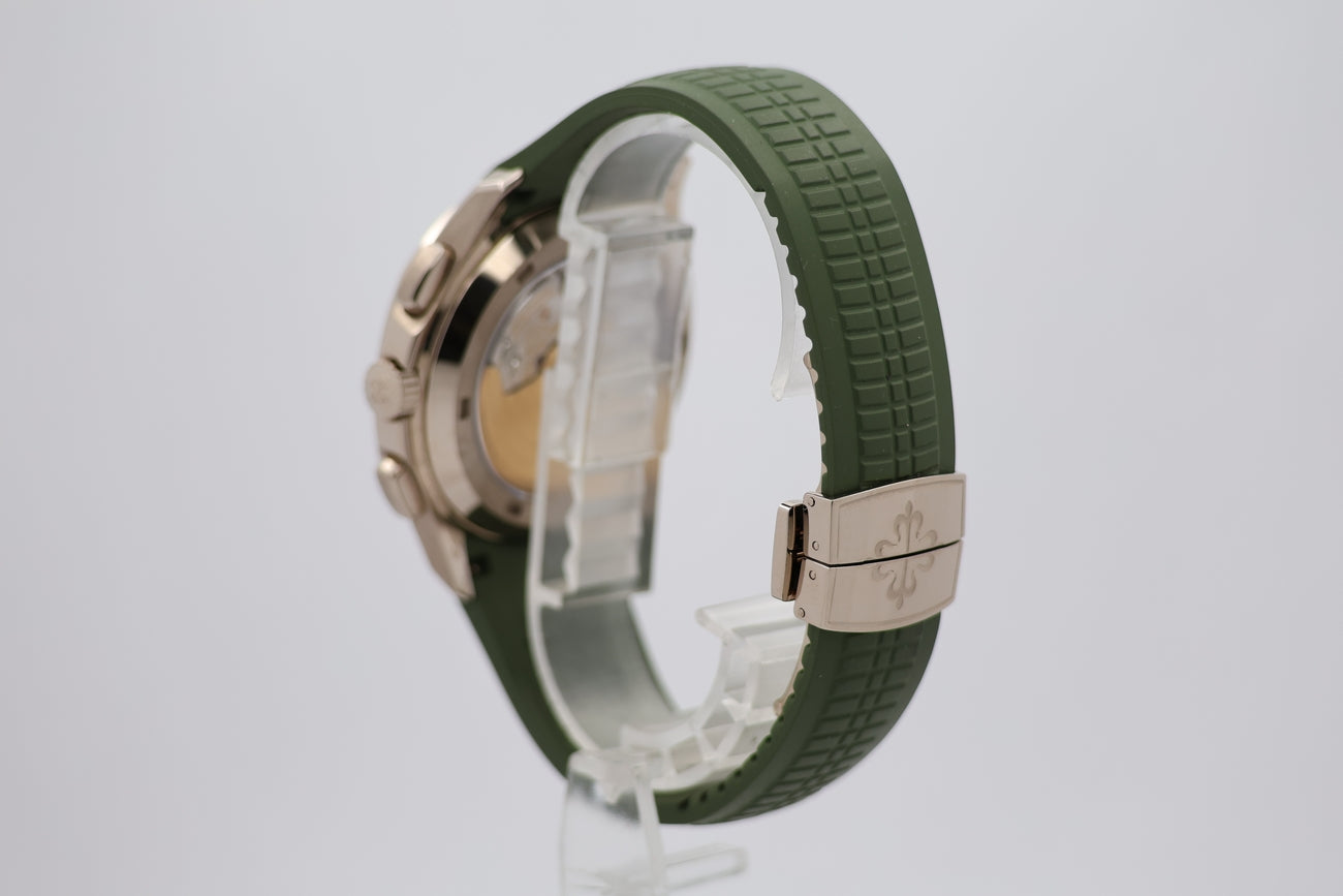 Patek Philippe Aquanaut Chronograph Khaki Automatik Weißgold 5968G-010 - Detailansicht 2